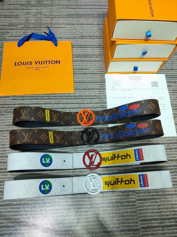 LV Belt 40mmX95-125cm 7D87